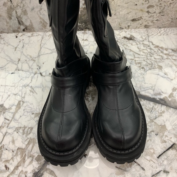 Jefferey Campbell REBEL YELL size 7.5 BLACK - Picture 6 of 10